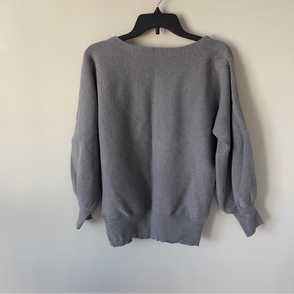 Embellished-Shoulder Pullover Sweater - Picture 6 of 7